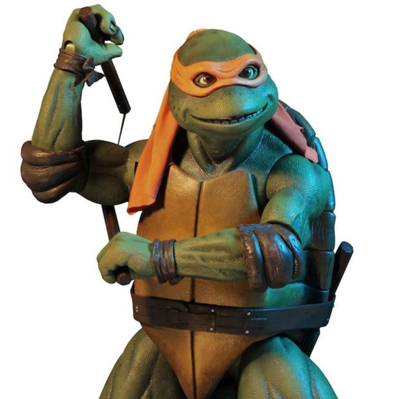 NECA Teenage Mutant Ninja Turtles 1990 Movie Michelangelo (1:4 Scale)