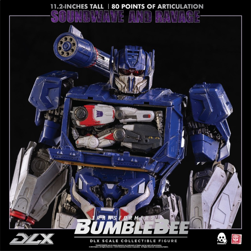 Transformers: Bumblebee DLX Scale Collectible Series Soundwave and Ravage