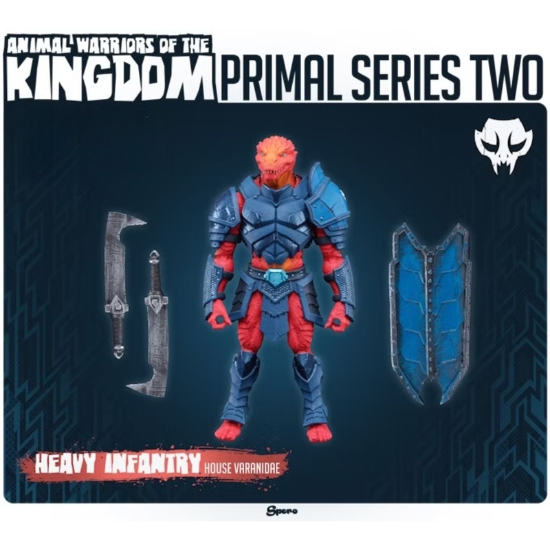 Animal Warriors of The Kingdom Primal Collection Series 2 House Varanidae Heavy Infantry