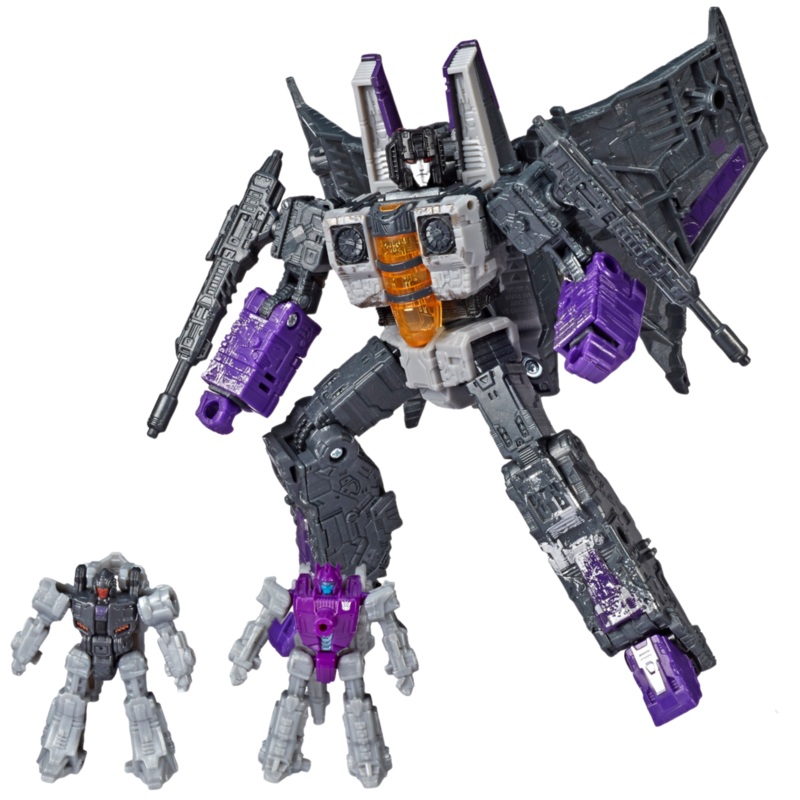 Transformers War for Cybertron Voyager WFC-S27 Decepticon Phantomstrike Squadron 4-Pack (Final Strike Figure Series: Part 2)