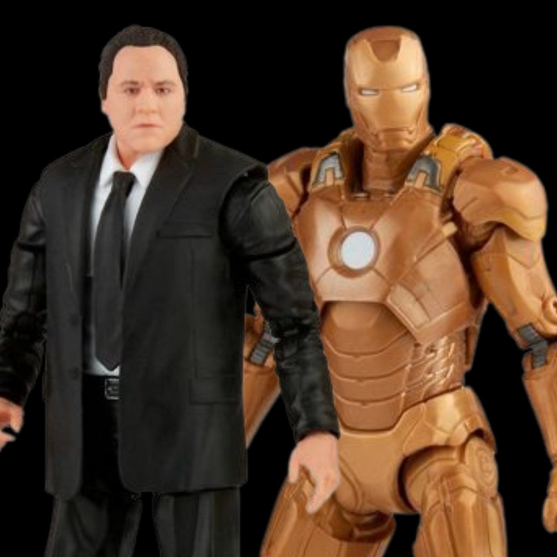 Avengers Infinity Saga Marvel Legends Happy Hogan and Iron Man Mark 21