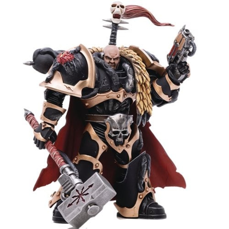 Warhammer 40k Black Legion Chaos Lord Khalos the Ravager (1/18 Scale)