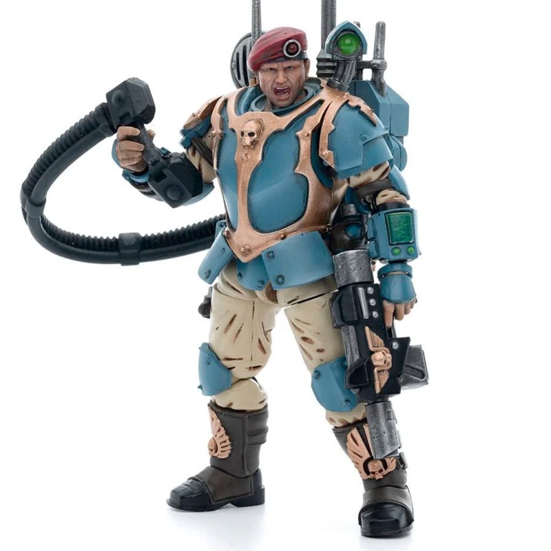 Warhammer 40k Astra Militarum Tempestus Scions Squad 55 Kappic Eagles Vox Operator (1/18 Scale)