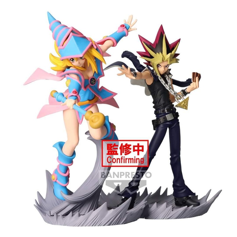 YU-GI-OH! DUEL MONSTERS - FIGURINES YAMI YUGI & DARK MAGICIAN GIRL SENKOUZEKKEI