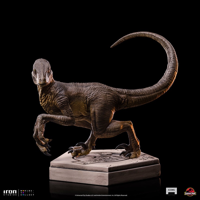 PRE-ORDER Jurassic Park Icons - Velociraptor C