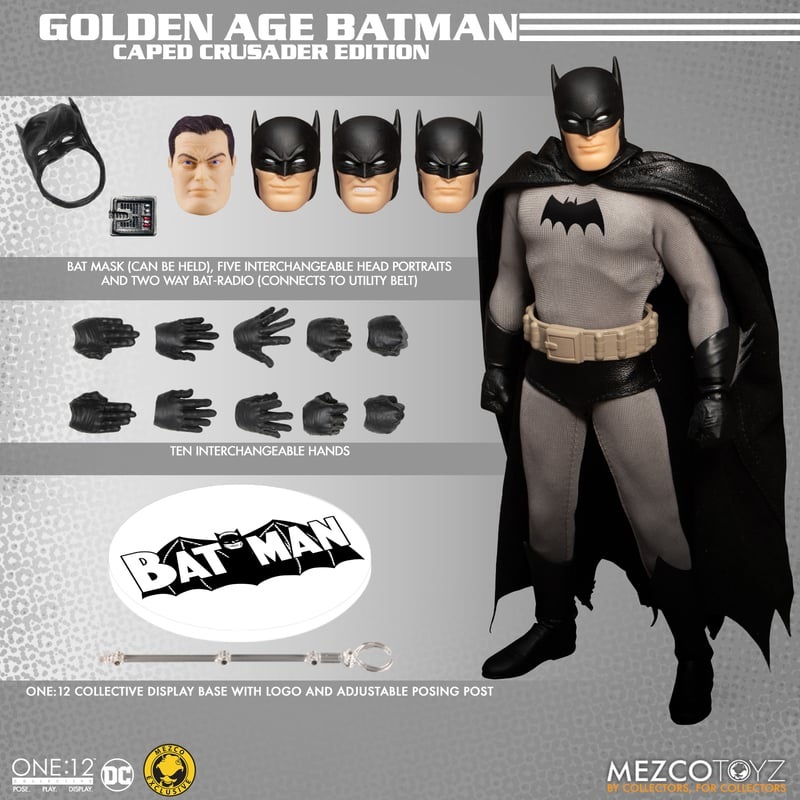 PRE-ORDER One: 12 Collective - Golden Age Batman: Caped Crusader Edition