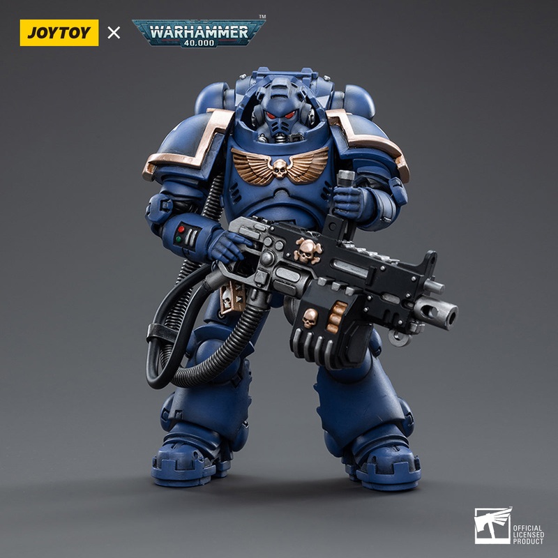 PRE-ORDER Warhammer 40K - Ultramarines - Heavy Intercessor Nikos Phaetz 1/18