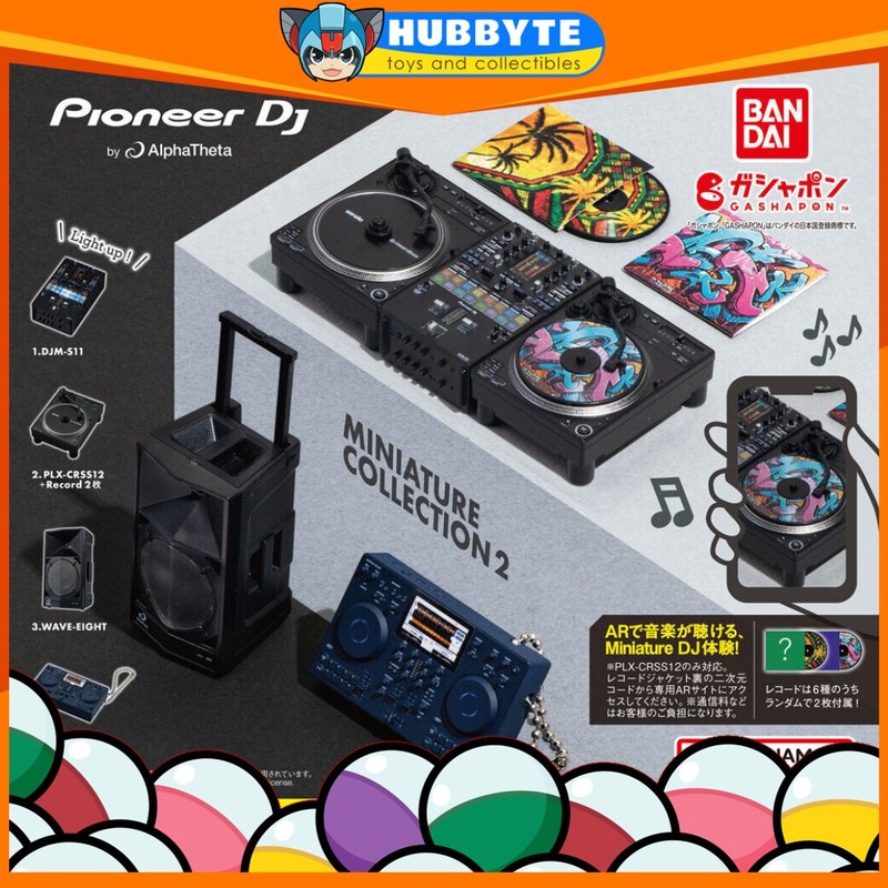 IN-STOCK Bandai - PioneerDJ by AlphaTheta Miniature Collection 2
