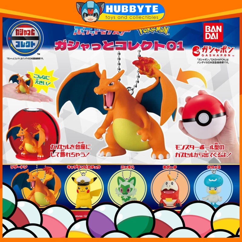 IN-STOCK Pocket Monsters Pokmon Gashatto Collect 01