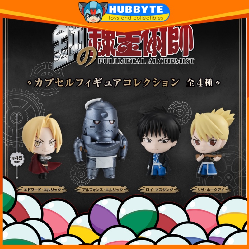 PRE-ORDER Bandai - Fullmetal Alchemist Capsule Figure Collection