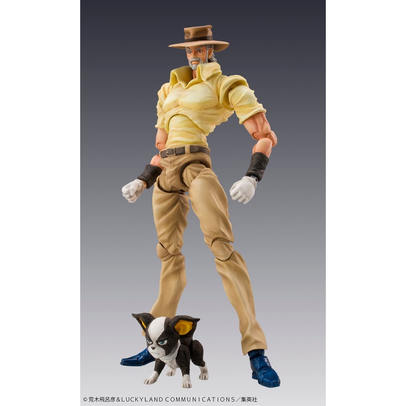 PRE-ORDER Medicos Entertainment - Super Action Statue #17 - Jojo's Bizarre Adventure: Stardust Crusaders - Joseph Joestar & Iggy [March 2024 Release][JP]