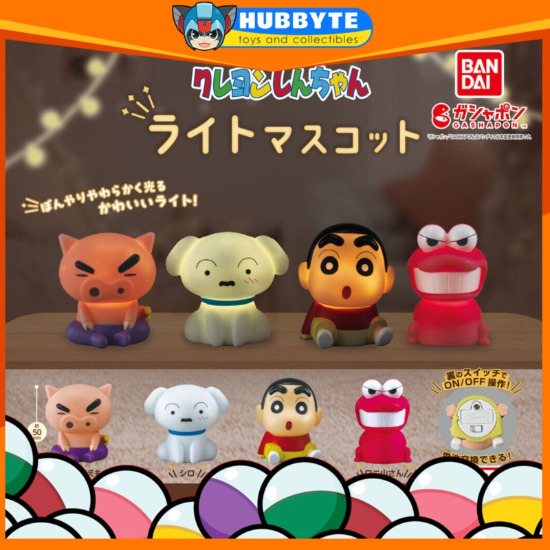 BACK-ORDER Bandai - Crayon Shin-chan Light Mascot [Set of 4]
