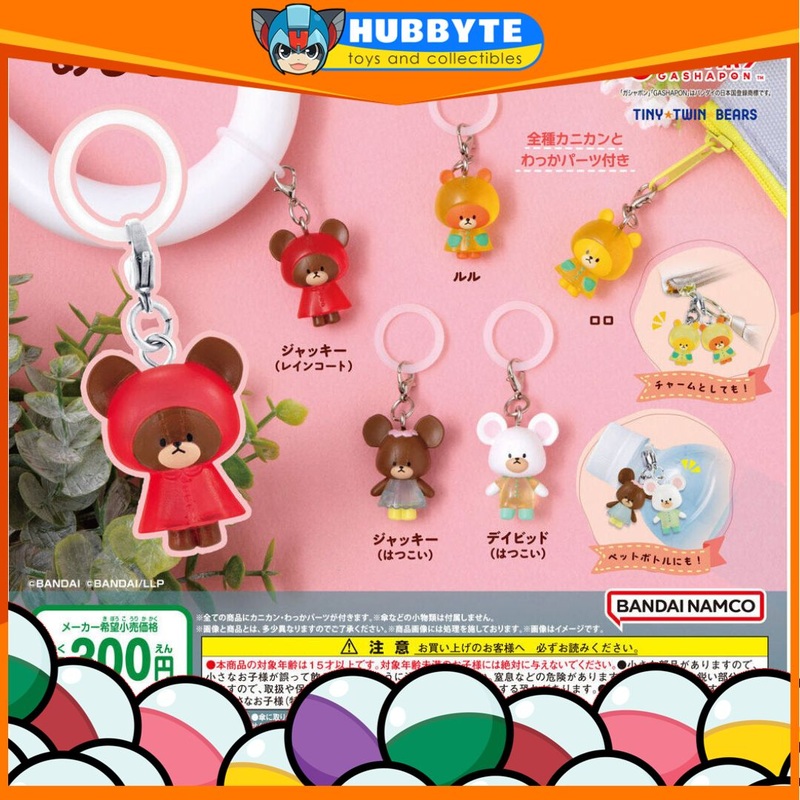 BACK-ORDER Bandai - Bear's School Mejirushi Accessories [Set of 5]
