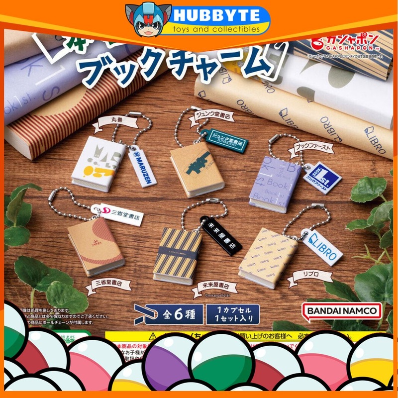 BACK-ORDER Bandai - Bookstore Book Charm [Set of 6]