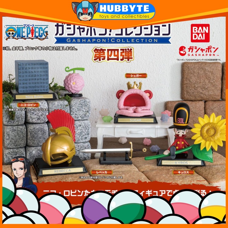 BACK-ORDER Bandai - Gashapon! Collection One Piece Vol.4 [Set of 4]