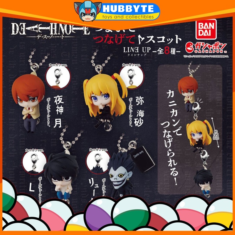 BACK-ORDER Bandai - DEATH NOTE Pinch and Connect Mascot [Set of 8]