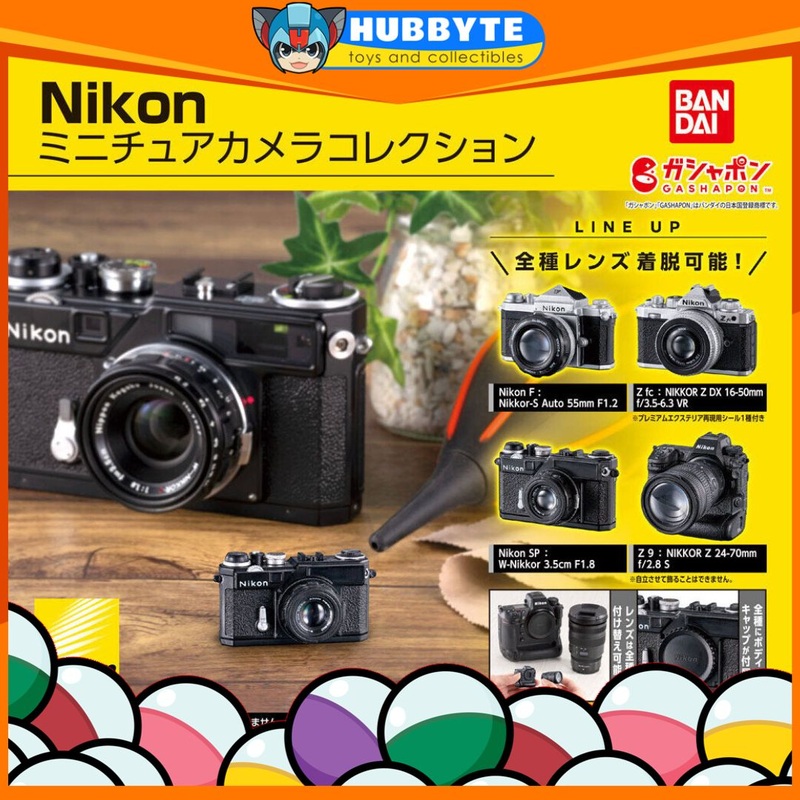 BACK-ORDER Bandai - Nikon miniature camera collection [Set of 4]