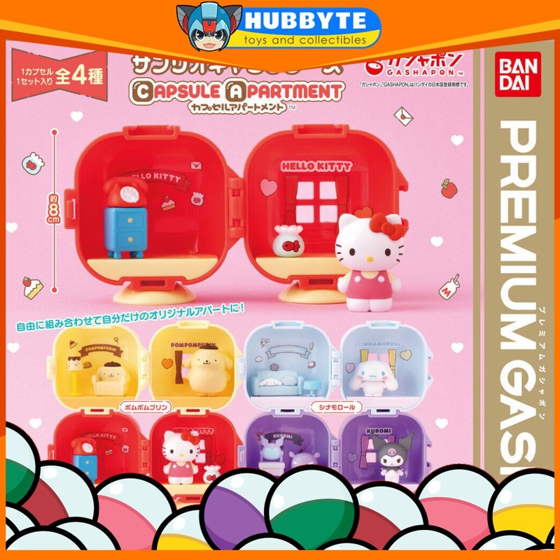 BACK-ORDER Bandai - CAPSULE APARTMENT Sanrio Characters [Set of 4]