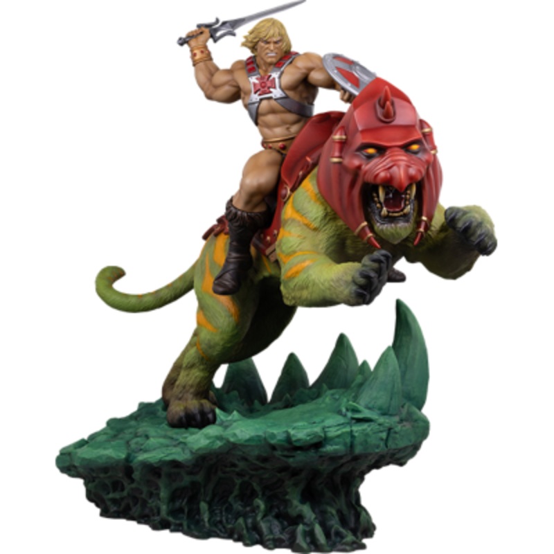 He-Man & Battlecat Classic Deluxe Statue By Tweeterhead