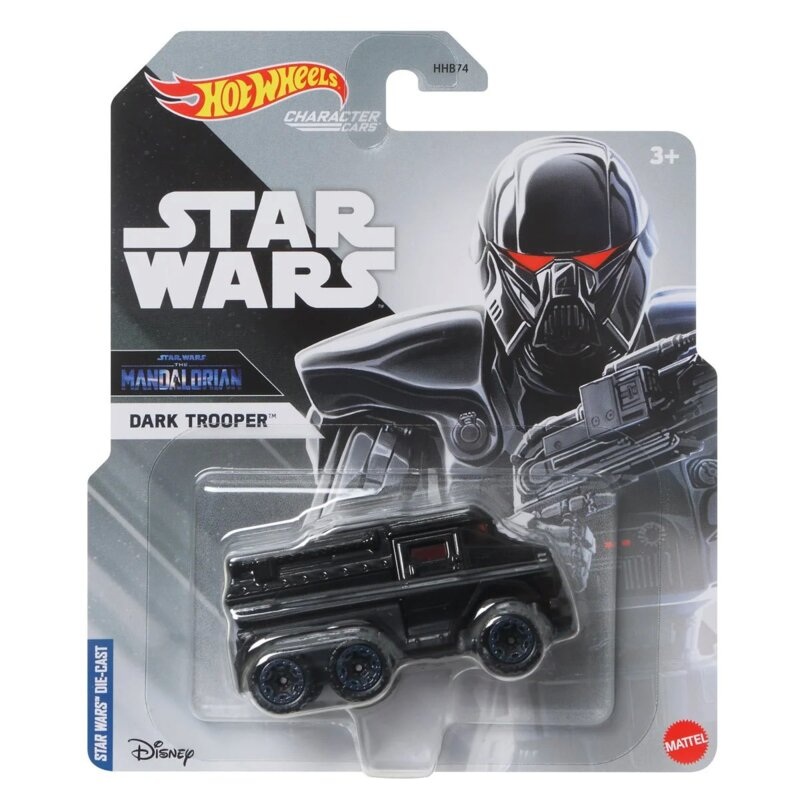 Star Wars Hot Wheels Character Cars Dark Trooper