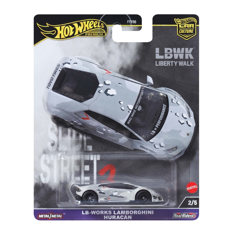 Hot Wheels Car Culture LB-WORKS Lamborghini Huracn (Slide Street 2)