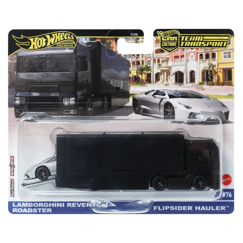 Hot Wheels Team Transport 2025 - Lamborghini Reventon Roadster, Flipsider Hauler