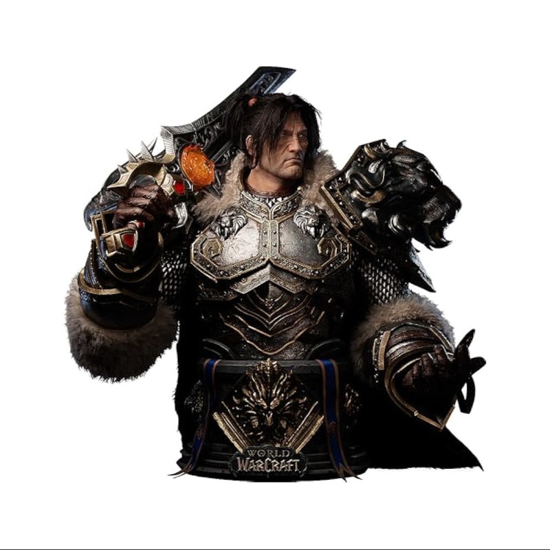 Varian Wrynn Life-Size Bust by Infinity Studio
