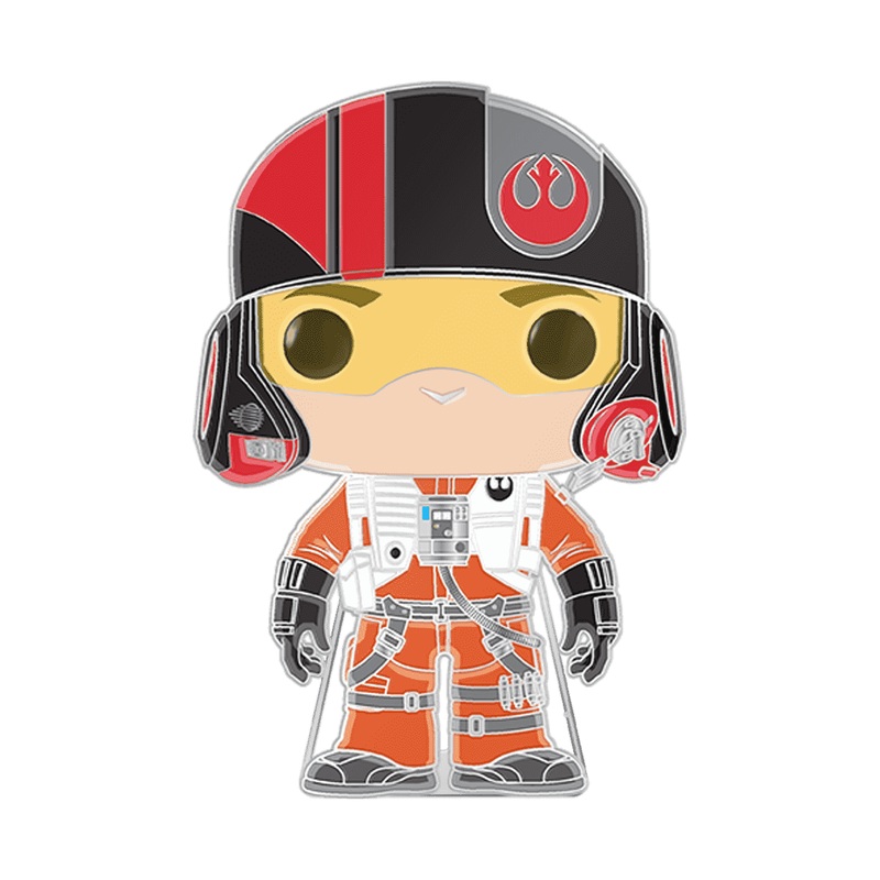 Star Wars Poe Dameron Enamel Pin By Funko Pop! Pin