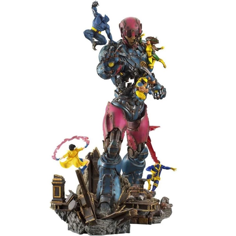 X-Men Vs Sentinel 1 (Deluxe) 1:10 Scale Statue By Iron Studios