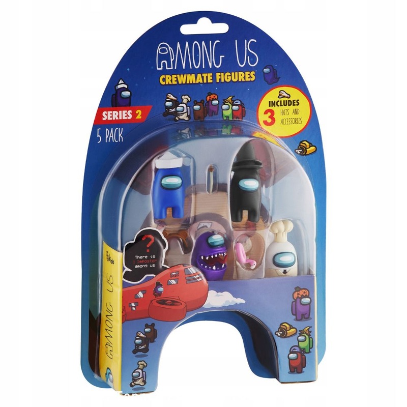 AMONG US CREWMATE FIGURES 5 PACK BLISTER (S2)