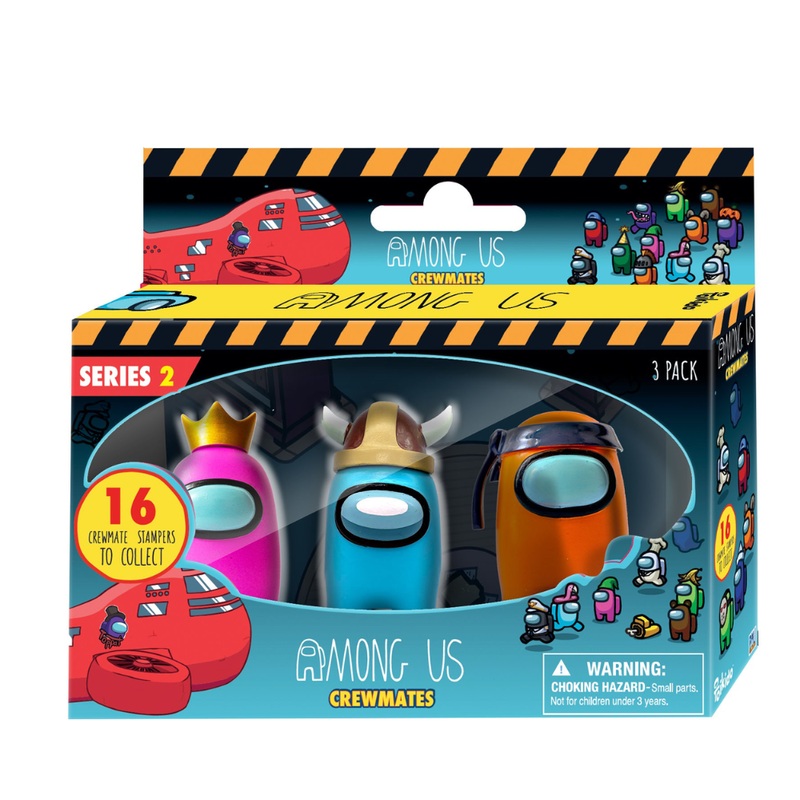 Among Us Crewmate Stampers 3 Pack Window Box Series 2