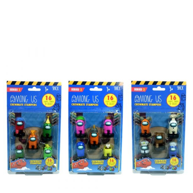 Among Us Crewmate Stampers 5 Pack Blister Series 2