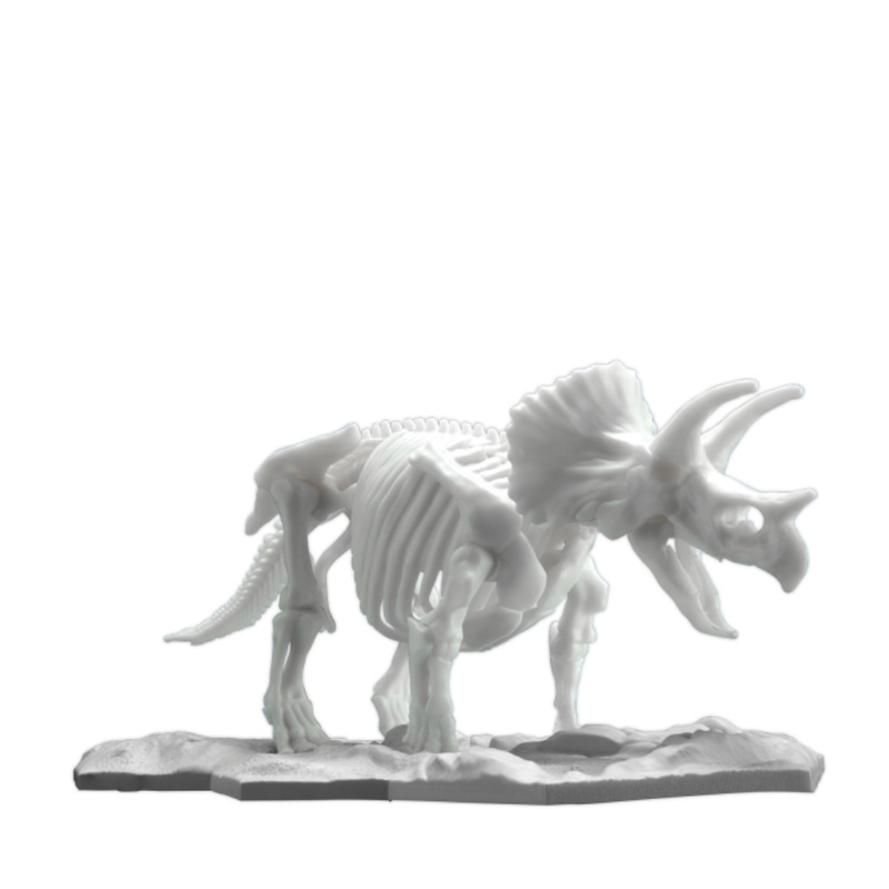 Bandai : Dinosaur Model Kit Limex Skeleton - Triceratops
