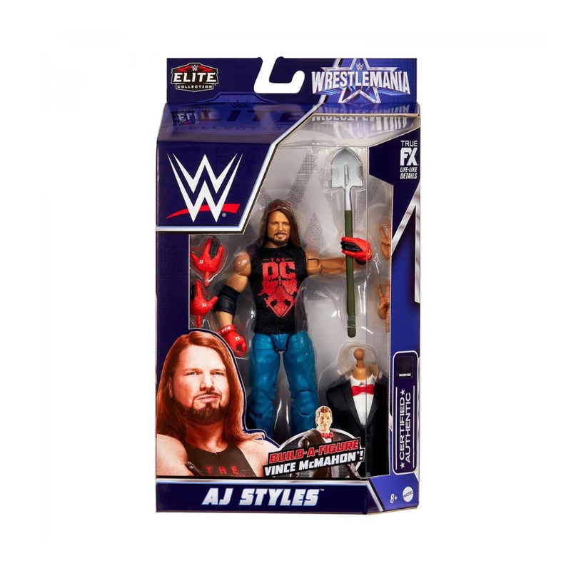 WWE Wrestle Mania Elite 2022 AJ Styles Action Figure