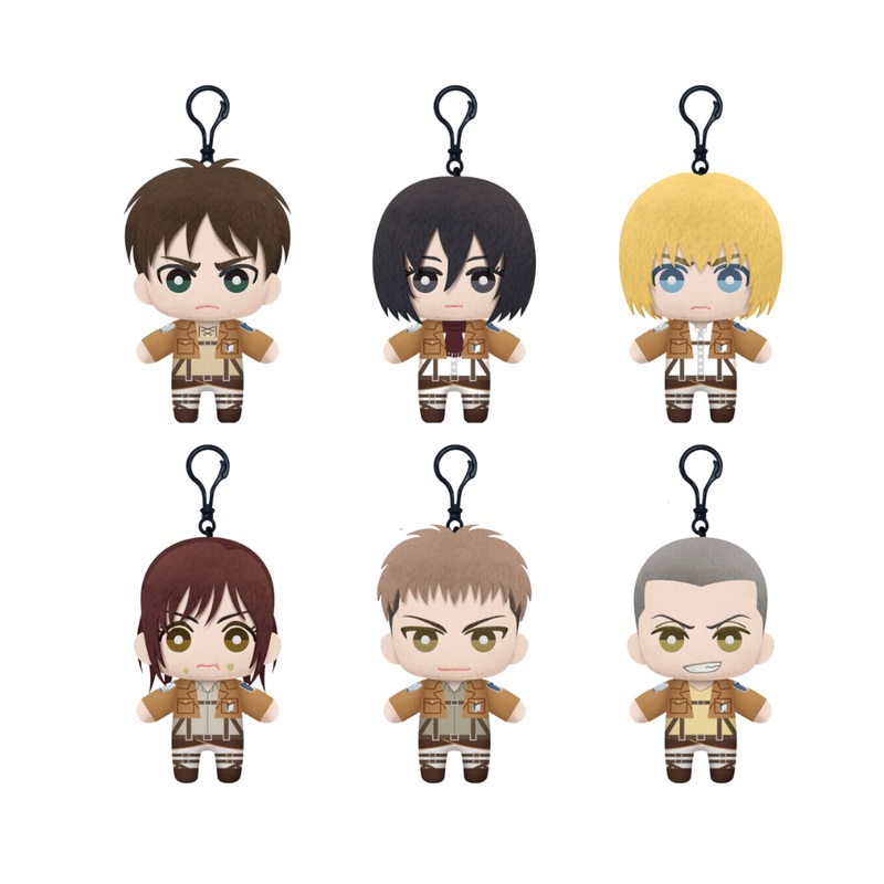 Attack On Titan 6 " Tomonui Plush Clip by Banpresto (1 Random)