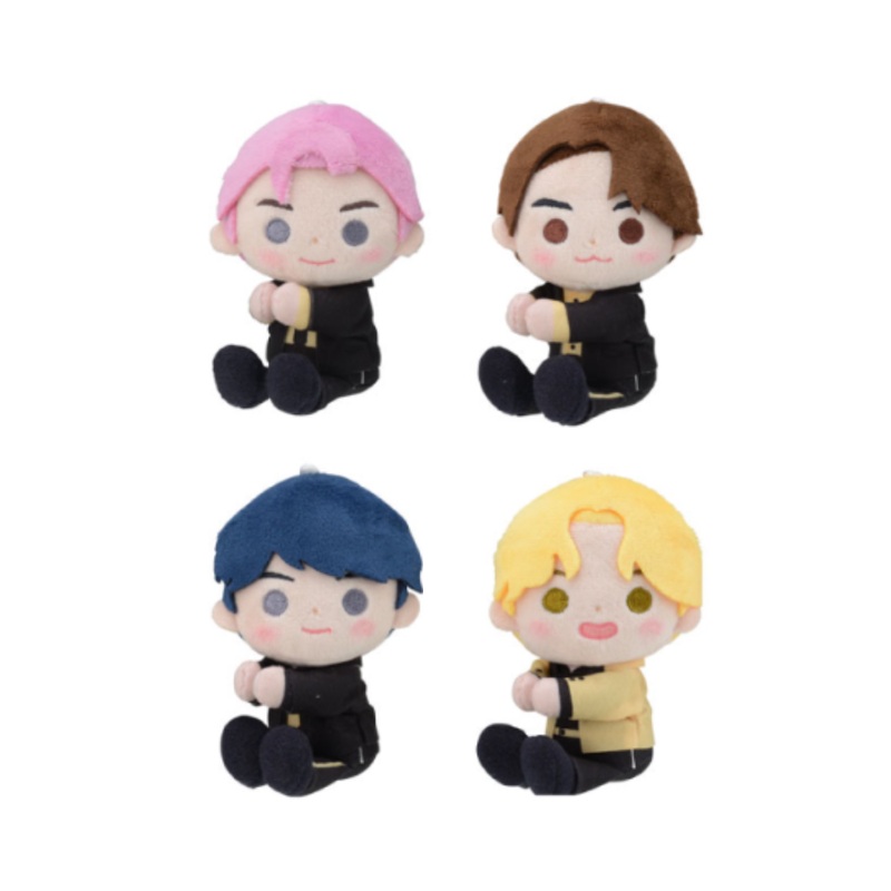 BTS Tinytan Butter Rm / Jin / Suga / J-Hope Attaching Mini Plush by Sega (1 Random)