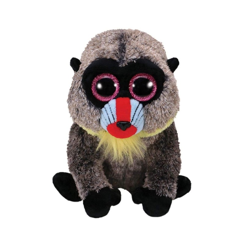 Beanie Boos Baboon Wasabi Grey  7" Plush
