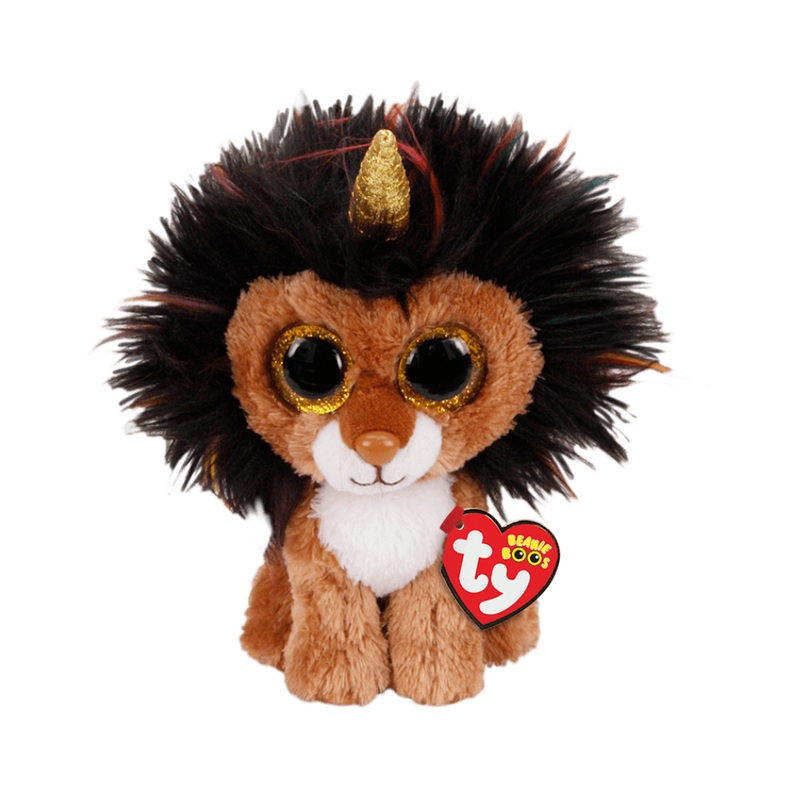 Beanie Boos Lion Ramsey Brown 6.5" Plush