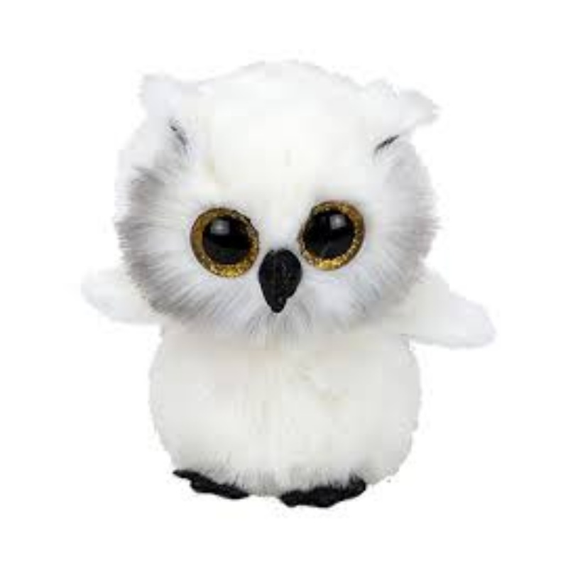 Beanie Boos OwlAustin White Reg 6In