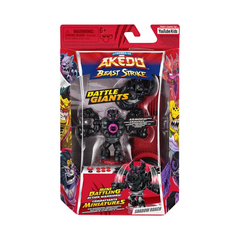 AKEDO S5 GIANTS BEAST SGL PK SHADOW ROACH By Moose Toys